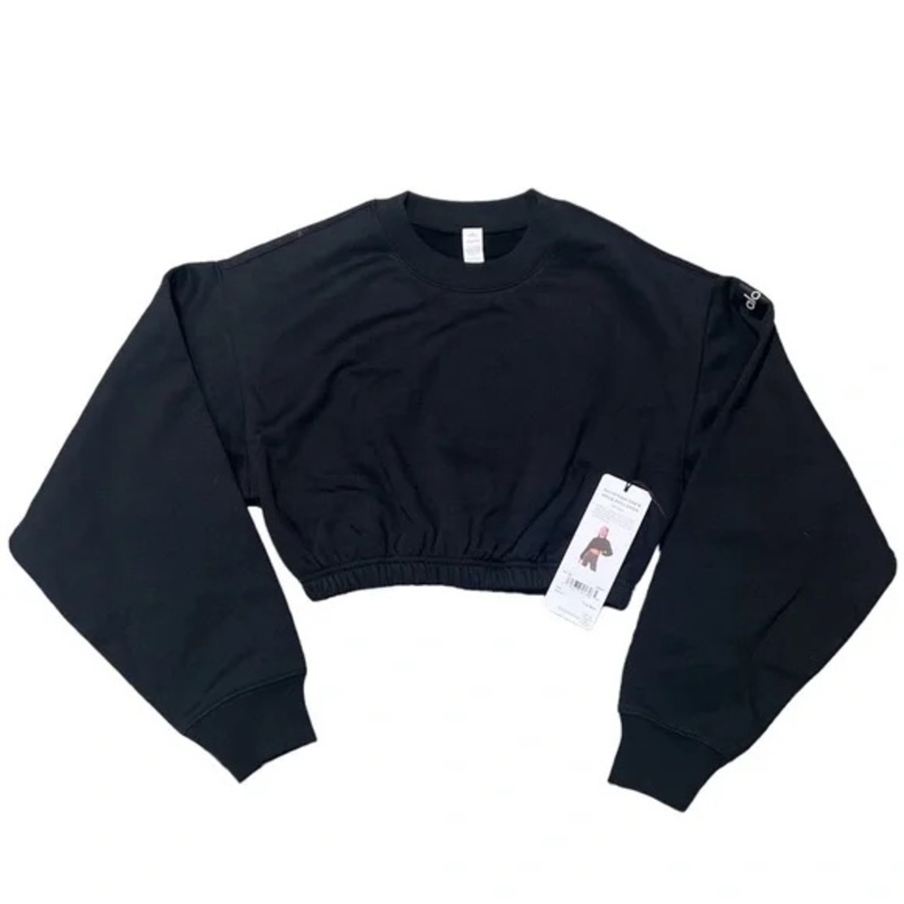 ALO YOGA DEVOTION SWEATSHIRT CROPPED
